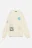 Свитшот oversize из футера с принтом - цвет белый - 8