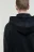 Худи-зипка oversize из футера с капюшоном - цвет черный - 7