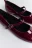 Балетки с тонким ремешком - цвет бордовый - 10
