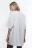 Футболка oversize с принтом в стиле гранж - цвет белый - 5