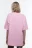 Футболка свободная с принтом-надписью - цвет розовый - 4