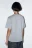 Футболка oversize трикотажная с люрексом - цвет серый - 5