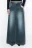 Джинсы wide leg широкие со средней посадкой - цвет темный тинт - 3