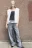 Джинсы baggy fit с металлическим пирсингом - цвет серый - 8