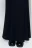 Юбка-годе макси трикотажная с воланом - цвет черный - 7