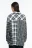 Рубашка oversize фланелевая с разными клетками - цвет черный - 4