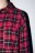 Рубашка оверсайз хлопковая в клетку - цвет красный - 7
