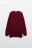 Джемпер толстой вязки из хлопковой пряжи - цвет бордовый - 8
