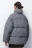 Куртка oversize стеганая с воротником-стойкой - цвет серый - 4