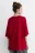 Футболка oversize с новогодним принтом - цвет красный - 4