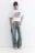 Джинсы baggy fit с декоративным ремнем - цвет синий - 1