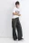 Джинсы baggy fit с декоративным ремнем - цвет темный тинт - 1