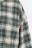 Рубашка oversize хлопковая в клетку - цвет зеленый - 7