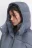 Куртка oversize стеганая с капюшоном - цвет серый - 6