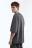 Футболка oversize с принтом в стиле гранж - цвет серый - 4