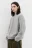 Свитшот oversize из флиса - цвет серый - 3