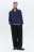 Свитер half-zip вязаный с воротником-стойкой - цвет голубой - 6
