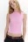 Майка вискозная с вырезом-лодочкой - цвет розовый - 1