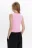 Майка вискозная с вырезом-лодочкой - цвет розовый - 4