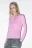 Лонгслив из тонкого хлопкового трикотажа - цвет розовый - 3