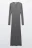 Кардиган на пуговицах вязаный в длине макси - цвет серый - 9