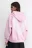 Худи-зипка oversize с принтом на спине - цвет розовый - 4