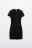Платье-футболка облегающее с декоративными швами - цвет черный - 8