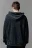 Худи oversize с капюшоном и вареным эффектом - цвет черный - 6