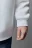 Толстовка half zip с вышитой надписью - цвет белый - 8