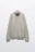 Толстовка half zip утепленная с воротником-стойкой - цвет серый - 9