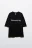 Футболка oversize хлопковая с надписью - цвет черный - 8