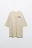 Футболка oversize с принтом-надписью - цвет бежевый - 8