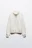 Толстовка half zip из футера - цвет молочный - 10