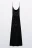 Платье миди облегающее на тонких бретелях - цвет черный - 9
