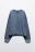 Свитшот из футера с вареным эффектом - цвет голубой - 8