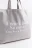 Сумка-шопер текстильная с принтом - цвет серый - 8