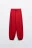 Брюки-джоггеры широкие из футера - цвет красный - 9