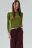 Лонгслив с имитацией второго слоя - цвет зеленый - 5