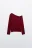 Лонгслив асимметричный на одно плечо - цвет бордовый - 8