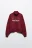 Толстовка half zip из футера с принтом - цвет бордовый - 9