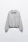 Свитшот-поло с надписью - цвет серый - 8