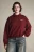 Свитшот-поло с надписью - цвет бордовый - 2