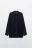 Рубашка oversize из вельвета - цвет синий - 8