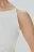 Майка вискозная на тонких бретелях - цвет молочный - 8