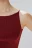 Майка вискозная на тонких бретелях - цвет бордовый - 8