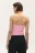 Топ-бандо вязаный с надписью - цвет розовый - 3