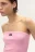 Топ-бандо вязаный с надписью - цвет розовый - 7