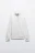 Толстовка half zip из футера - цвет белый - 8