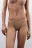 Трусы-стринги базовые - цвет бежевый - 2