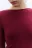 Лонгслив облегающий в рубчик - цвет бордовый - 6